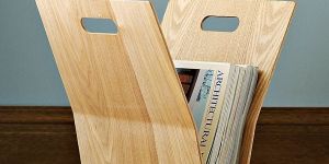 Wooden Magazine Holder