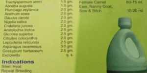 UT-M Veterinery Uterine Tonic