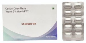 Calcium Citrate Malate Vitamin D3 Vitamin K27 Tablets