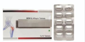 MSM and Aflapin Tablets