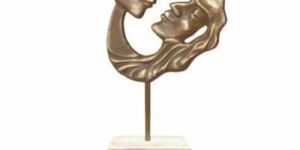 Radha Krishna Brass Sculpture