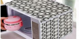 Kitchen Cotton Microwave Dust Proof Top Cover