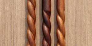 Designer Brass Chrome Silver Fish Handle Wooden Walking Stick