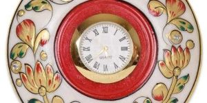 Marble Handicrafts Table Clock