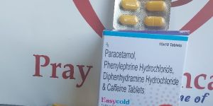 Paracetamol, Phenylephrine Hydrochloride , Diphenhydramine Hydrochloride & Caffeine