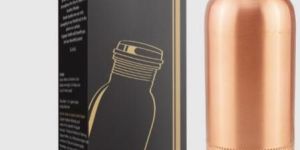 Q7 Hammered 1000ml Copper Water Bottle