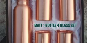 Copper Bottle Gift Set