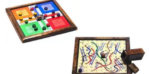Wooden Ludo Board Game