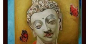 Spiritual Buddha Oil Painting
