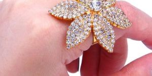 Floral Western Finger Ring