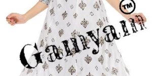 Gamyam's rayon printed anarkali