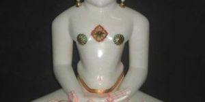 Marble Jain Mahaveer Statue