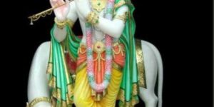Marble Krishna Statue
