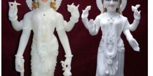 Marble Laxmi Narayan Statue