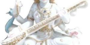 Marble Saraswati Statue