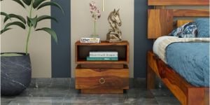 Berlin Wooden Bedside Table