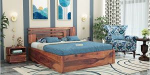 Berlin Wooden Hydraulic Bed