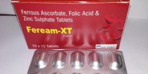 Ferrous Ascorbate Folic Acid and Zinc Sulphate Tablets
