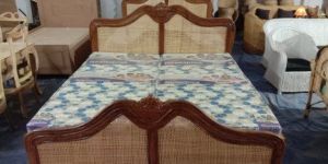 Cane Double Bed