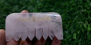 Rose Quartz Hair Comb