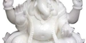 Marble Lord Ganesha White Statue