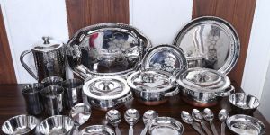 51 PC Stainless Steel Dinner Set