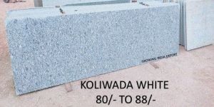 Koliwada White Granite Slabs 7792837522, 9950568671