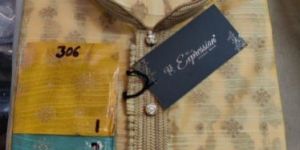 Men Designer Brocade Kurta Pyjama