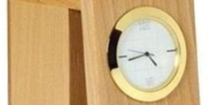 Table Clock Pen Stand