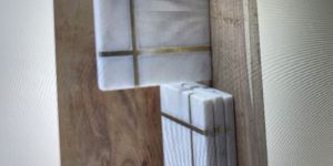 Marble Brass Coaster