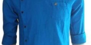 Mens Cotton Chinese Collar Shirt