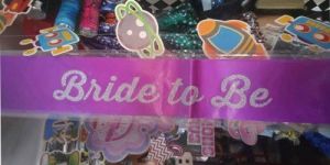 Bride Name Printed Ribbon