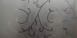 Printed Frosted Glass