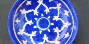 Heritage India /Blue Pottery Wall Hanging Plates Size 4