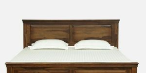 Elegant Solid Wood King Size Bed