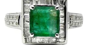 Diamond Gems Stone Ring for Ladies