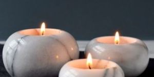 Marble Tea Light Holder
