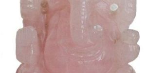 Rose Quartz Ganesh Statue