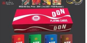 4 Designs Paper Don Playing Cards