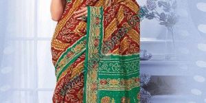 Cotton Bandhej Sarees