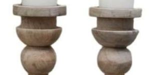 Wooden Candle Stand