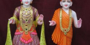 Marble Swaminarayan Statue
