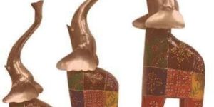 Metal Elephant Statue