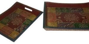 Painted Wooden Tray