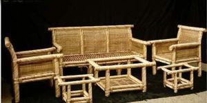 Bamboo Cane Sofa Set