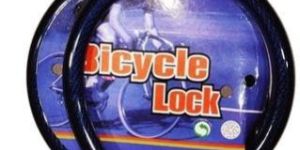Black Bicycle Lock