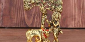 Brass Radha Krishna Murti