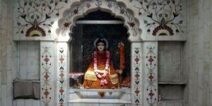 Marble Temple with Inlay Work