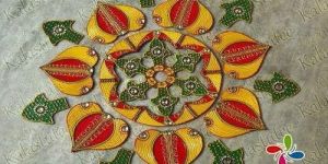 Designer Wooden Rangoli