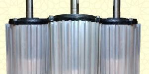 Silver Industrial Cooler Motor